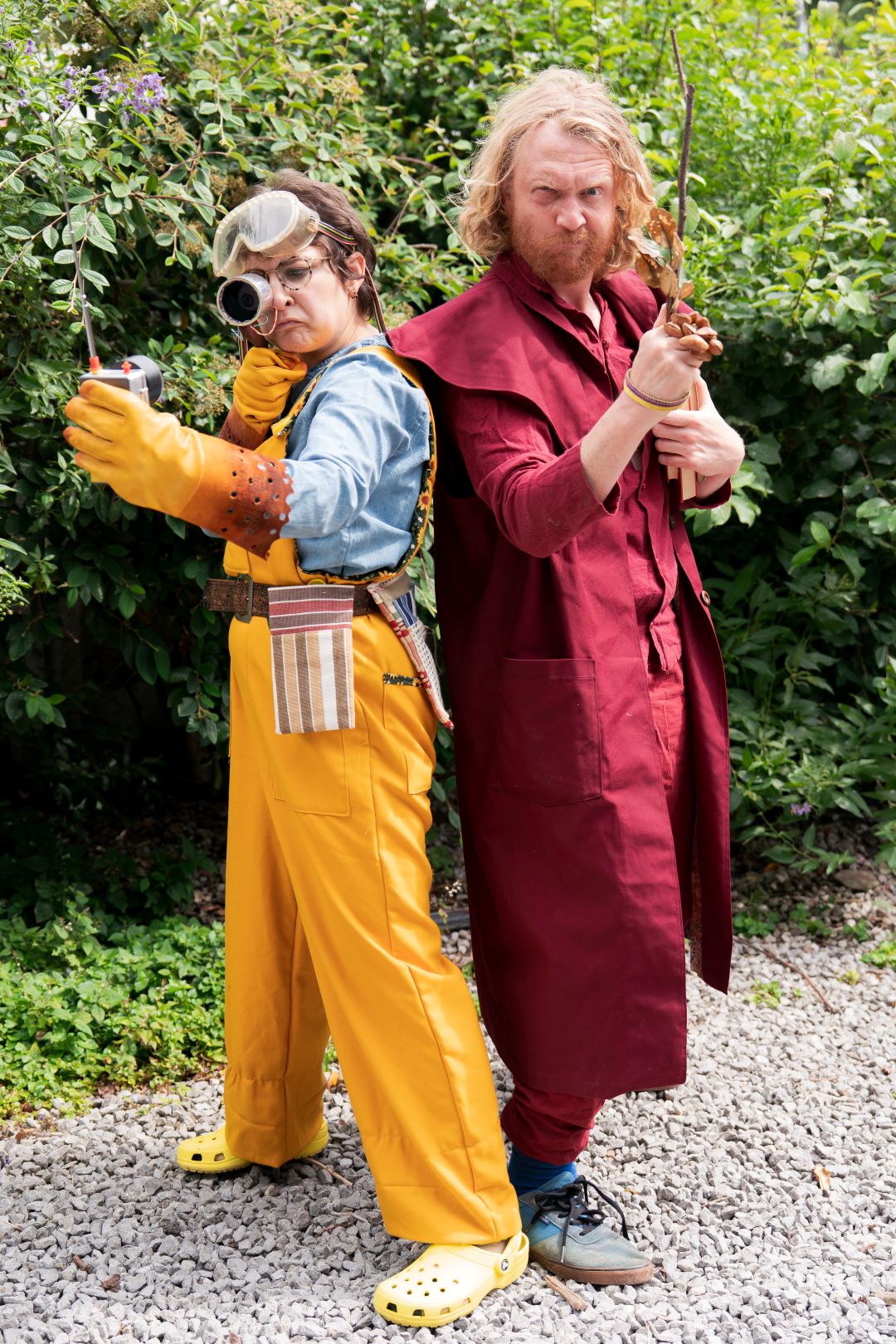 Kronos the Wizard and Pan the Mechanic